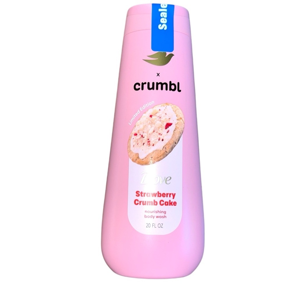 Dove Crumbl Moisturizing Liquid Body Wash Strawberry Crumb Cake, 20 oz